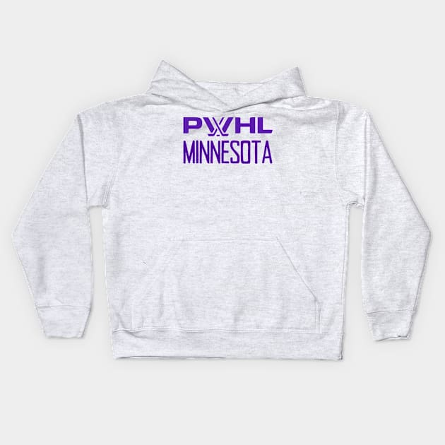 PWHL minnesota Kids Hoodie by thestaroflove